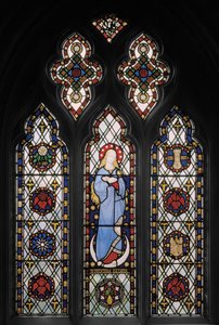 Meryem Ana, 1845 dolayları (vitray) by Augustus Welby Northmore Pugin