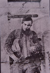Kelly Gang üyesi Joe Byrne öldükten sonra asıldı, 29 Haziran 1880 (s/b fotoğraf)