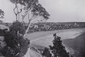 Sidney, NSW: Manly Plajı (s/b fotoğraf) by Australian Photographer