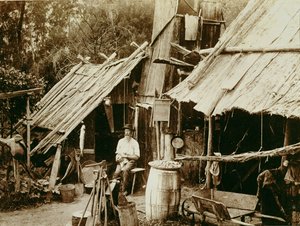 Avustralyalı maden arayıcısı, yaklaşık 1880
