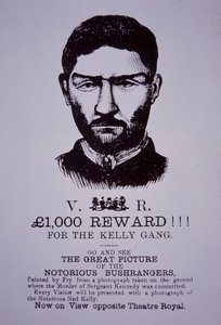 Ned Kelly ödül afişi by Australian School