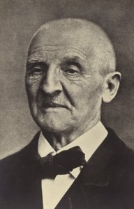 Anton Bruckner, Avusturyalı besteci (1824-1896). by Austrian Photographer