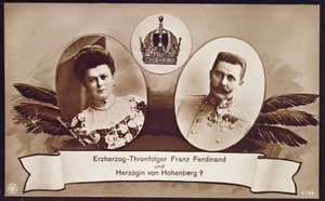 Avusturya Arşidükü Franz Ferdinand, Avusturya tahtının varisi ve eşi Hohenberg Düşesi, 1914 by Austrian School