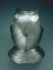 Gotik göğüs zırhı, Innsbruck, 15. yüzyıl sonu (çelik) by Austrian School