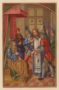 Hirodes, Rab ile alay eder (kromolit) by Austrian School