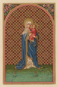sevimli anne (chromolitho) by Austrian School