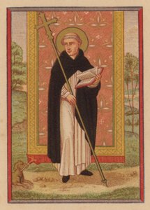 S Dominicus (kromolitho) by Austrian School