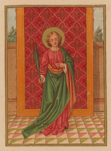 S Lucia (kromolito) by Austrian School