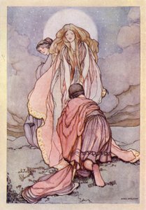 John Keats: Endymion (renkli taş) by Averil Mary Burleigh