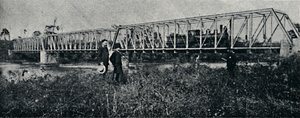 Pardo Nehri üzerindeki E. F. Mogyana Köprüsü, 1895