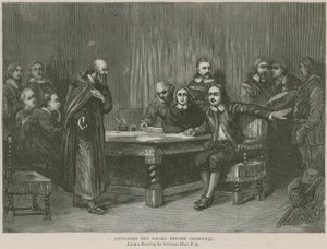 Cromwell gravür öncesi Menasseh Ben İsrail