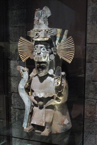 Tanrı Tlaloc, Tlahuac, Geç Postklasik dönem, c.1500 şeklinde tütsü brülörü by Aztec