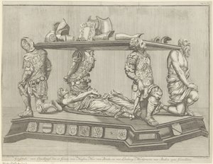 Engelbrecht II için cenaze anıtı, Nassau-Dillenburg-Breda Kontu, 1504 by B.F. Immink