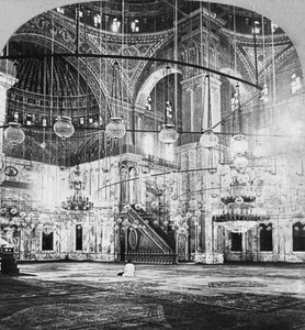 İçişleri, Muhammed Ali Camii, Kahire, Mısır, 1899