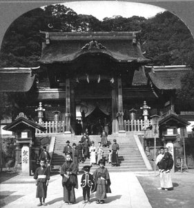 Osua Tapınağı, Nagazaki, Japonya, 1901.