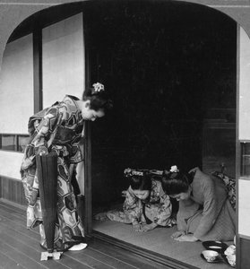 Üç Japon kadın, Japonya, 1905.
