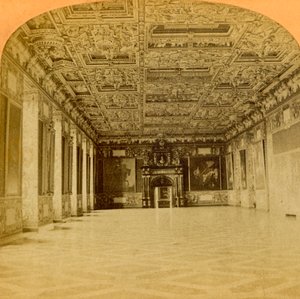 Sir Knights Hall, Slot Frederiksborg, dünyanın en iyisi, Danimarka, 1897.