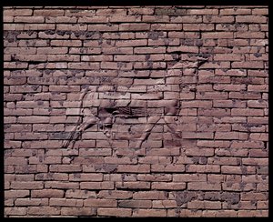 Bir boğa detayı, İştar kapısının kabartması, MÖ 580 by Babylonian