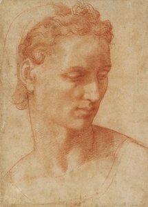 Bir Kadının Başı, 16. yüzyılın başlarında by Baccio Bandinelli