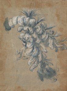 Tüylü Cömert Bir Başlık için Tasarım, yakl. 1620-56.