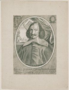 Kardinal Jules Mazarin by Balthasar Moncornet