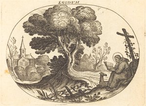 Aziz Egidius ve Doe by Balthasar Moncornet