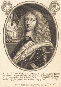 Louis XIV, Fransa Kralı by Balthasar Moncornet after Henry Stresor