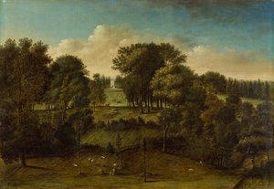 Studley Royal, Yorkshire (tuval üzerine yağlı boya)