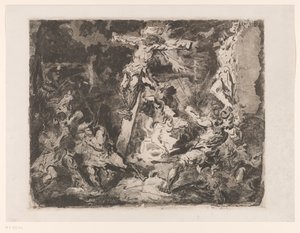 İsa çarmıhta by Barbara Elisabeth van Houten (signed by artist)