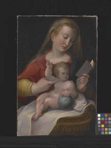 Madonna ve Çocuk (tuval üzerine yağlıboya)