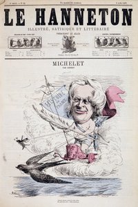 Çizgi Film Jules Michelet - Gedeon tarafından "" Le Hanneton "" 08/08/1867 by Baril Gedeon