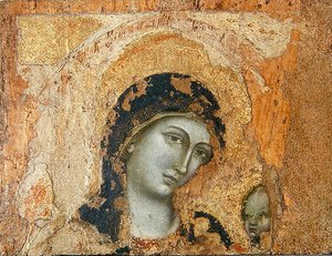 Madonna ve Çocuk (panelde tempera ve altın varak)