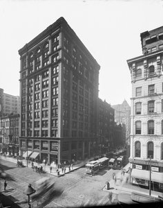 105 West Monroe Street, Chicago, Illinois, ABD, 1895 dolayları (s/b fotoğraf) by Barnes and Crosby
