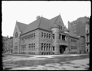 Chicago Tarih Kurumu, Chicago, Illinois, ABD, c.1900 (s/b fotoğraf) by Barnes and Crosby