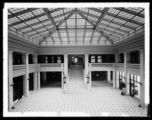 Illinois Tiyatro Binası, Chicago, Illinois, ABD, c.1905 (s/b fotoğraf) by Barnes and Crosby
