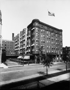 Metropole Hotel (daha sonra Lexington Hotel), Chicago, Illinois, ABD, yaklaşık 1900 (s/b fotoğraf)