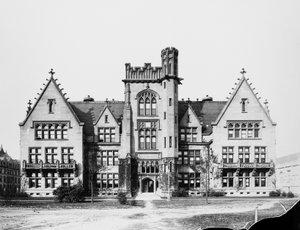 Chicago Üniversitesi'ndeki Ryerson Fizik Laboratuvarı, Chicago, Illinois, ABD, c.1900 (s/b fotoğraf)