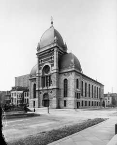 Sinai Cemaati, Chicago, Illinois, ABD, c.1900 (s/b fotoğraf) by Barnes and Crosby