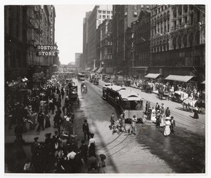 State Street, Chicago, Illinois, ABD, c.1905 (s/b fotoğraf) by Barnes and Crosby