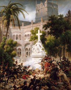 Santa Engracia manastırına saldırı, 8 Şubat 1809