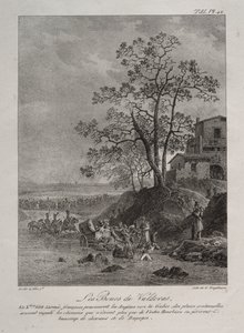 İspanyol Seferi: Valderas Bataklıkları, Leon Eyaleti by Baron Louis Albert Guillain Bacler d