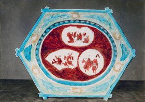 Kaga veya Kutani plakası, 1882 by Baron Raimund von Stillfried