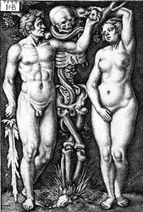 Adem ve Havva, Hans Sebald Beham tarafından kazınmış, 1543