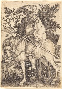 Atlı Halberdier by Barthel Beham