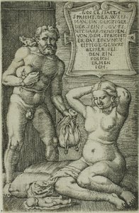 Cimri ve Düşük by Barthel Beham