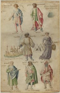 Antik Tarihten Yedi Ünlü Figür by Barthélemy van Eyck