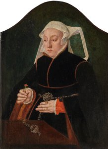 Kadın portresi. by Bartholomäus Bruyn