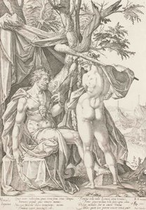 Herkül ve Omphale, 1590 by Bartholomaeus Spranger