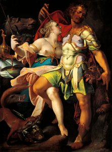 Odysseus ve Circe, Bartholomaeus Spranger (1546-1611) by Bartholomaeus Spranger