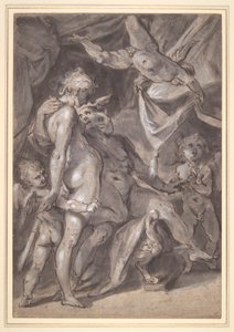 Venüs ve Merkür by Bartholomaeus Spranger